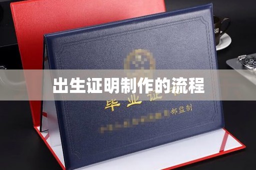 汉滨出生证明制作的流程