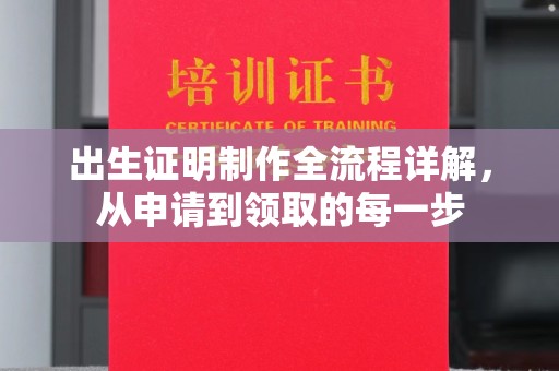 汉滨出生证明制作全流程详解，从申请到领取的每一步