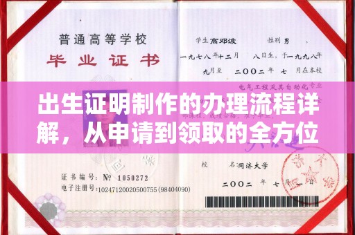 汉滨出生证明制作的办理流程详解，从申请到领取的全方位指南