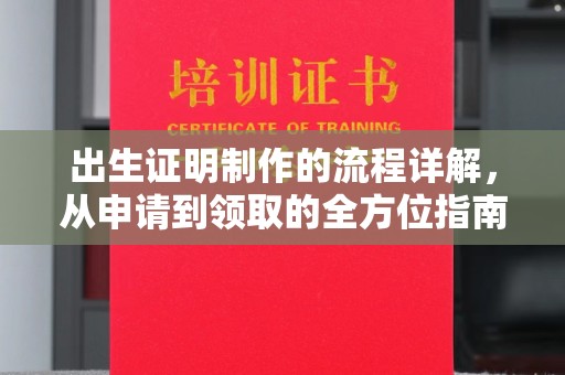 汉滨出生证明制作的流程详解，从申请到领取的全方位指南