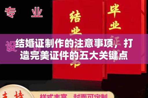 汉滨结婚证制作的注意事项，打造完美证件的五大关键点