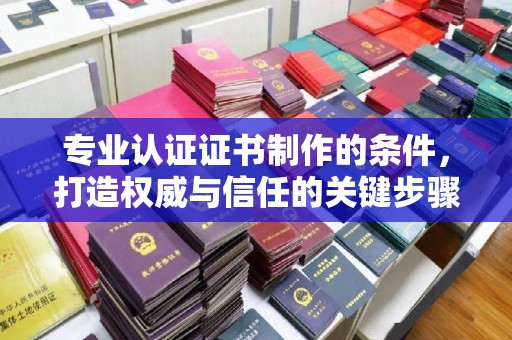 汉滨专业认证证书制作的条件，打造权威与信任的关键步骤
