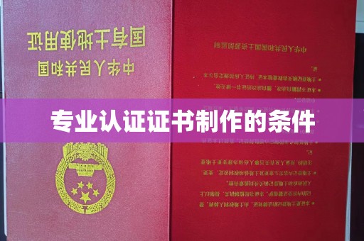 汉滨专业认证证书制作的条件